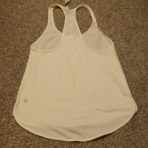 Lulueon 105F Singlet tank top sz 2 Angel Wing - Picture 3 of 5